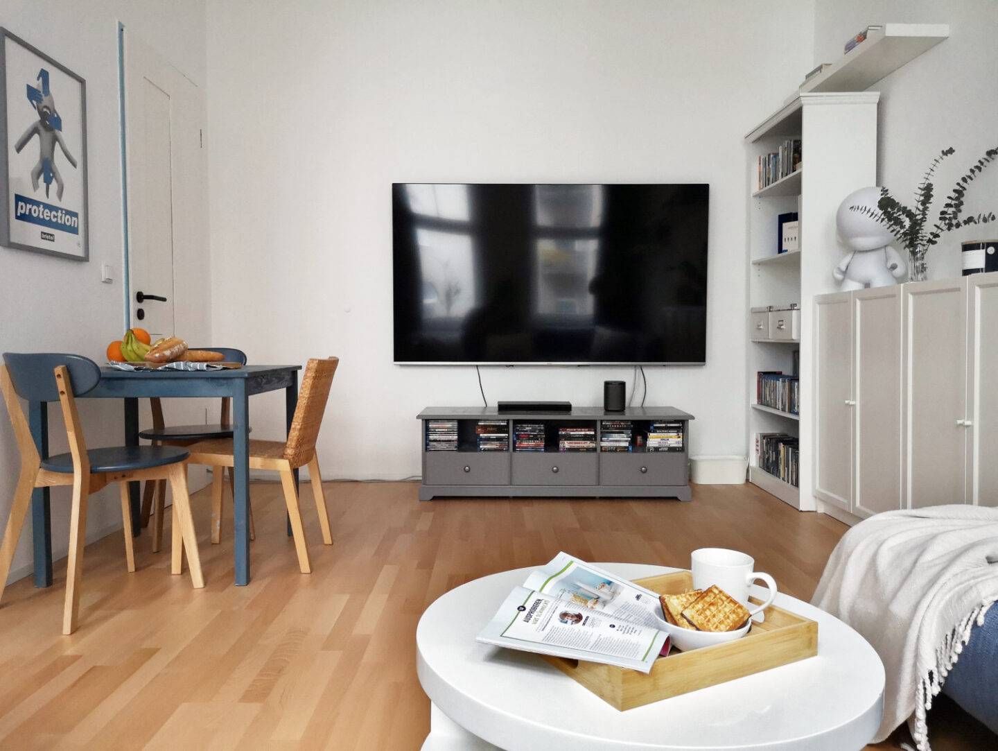 Das Wohnzimmer nach dem Professional Organizing und der Renovierung