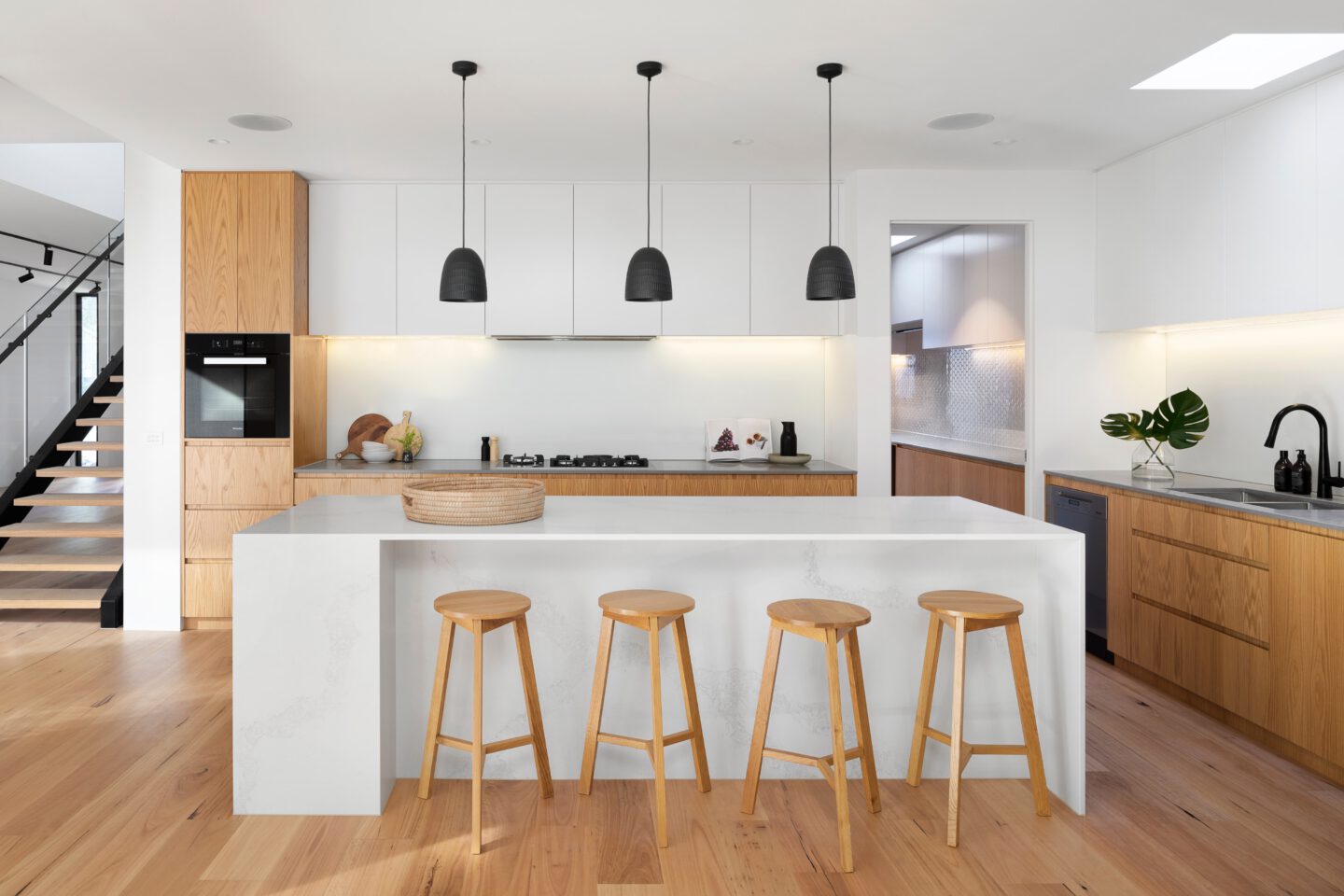 Minimalism for beginners in a modern kitchen